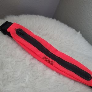 PINK mesh fanny pack